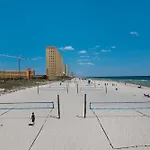 Gorgeous 1-Bed 2-Bath Condo With Gulf View! Pools On-Site! Walk To The Beach!